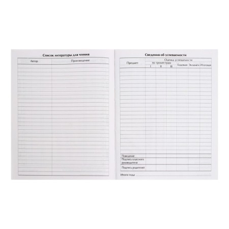 Universal diary for grades 1-11, "khaki", solid cover 7BC, glossy lamination, 40 sheets-8