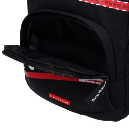 School backpack Bruno VisConti Keep Away. STOP, 40 x 30 x 19 cm, ergonomic back, pencil case as a gift-8