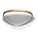 Chase with DNO "Malva" LED 120W 3000-6000K white-gold 50x45x7 cm Bayerlux