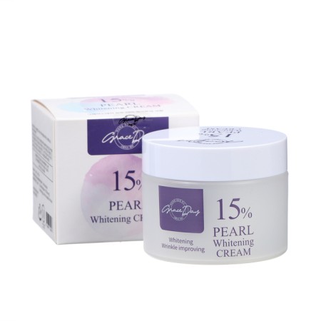 Face and body cream Grace Day, with pearls 15%, 50 ml