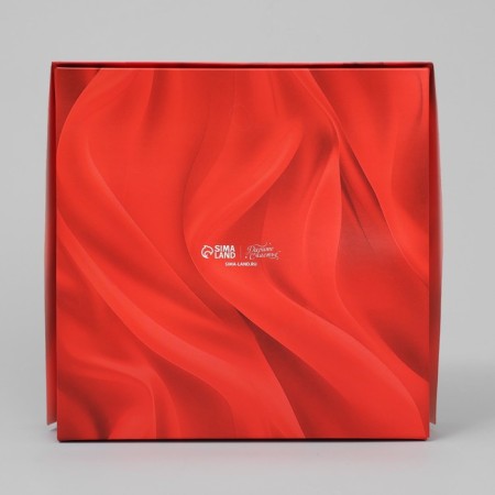 Confectionery packaging, boxing box "With Love", 20 x 20 x 4 cm-2