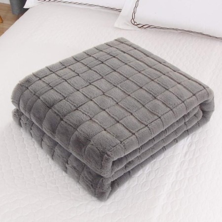 Madeline bedspread, size 160x220 cm, gray color-8