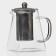 A glass teapot with a metal sieve Magistro "Darcy", 750 ml