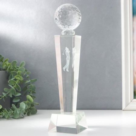 Souvenir Glass "Award Cup - Golf" 25x6.5x6.5 cm