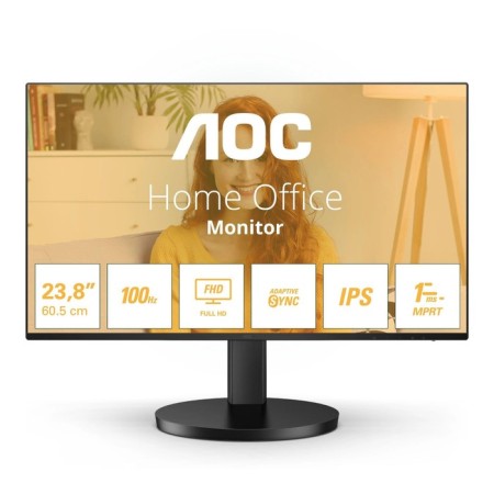 Монитор AOC 23.8" Basic-Line 24B3HA2 черный IPS LED 1ms 16:9 DVI HDMI M/M матовая 250cd 178 106690-1