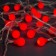Garland “thread” 5 m with nozzles “Red Balls”, IP20, transparent thread, 30 LED, red glow, 8 modes, 220 V