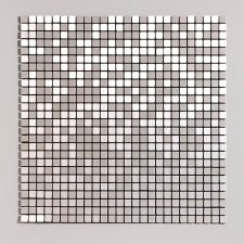 Self -adhesive panel 30*30cm mosaic cage silver
