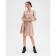 Women's dress with a bow Mist R.48, beige