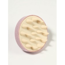 Brush d/washing and massage of the head silicon/plastic 7.5*7.5*6.5 cm roses package QF