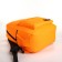 School backpack on a zipper, 4 pockets, color orange color