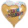 Foil ball 18 "Happy Birthday", ice cream
