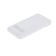 Maimi Mi3 external battery, 10,000 mAh, 2 USB, microUSB, type-C, display, 2.1 A, white