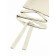 TOP for a girl with short sleeves on Generation ties, height 134 cm, milk color