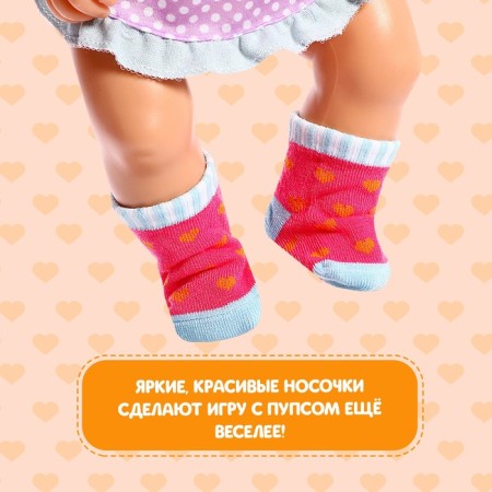 Clothes for navel "Cute Corgi", socks 2 pairs-2