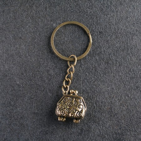 Souvenir-sides "wallet", brass, amber