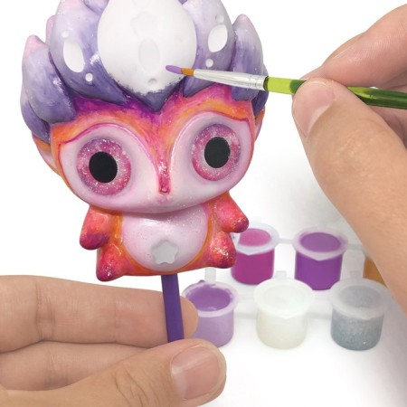 Set for creativity in coloring and decorating the gypsum figure Nebulous Stars Paloma-2