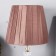 Justine table lamp 1x60W E27 gold 21x21x35 cm Risalux