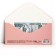 The envelope for the money "Congratulations!" Tender roses, 16.5 × 8 cm