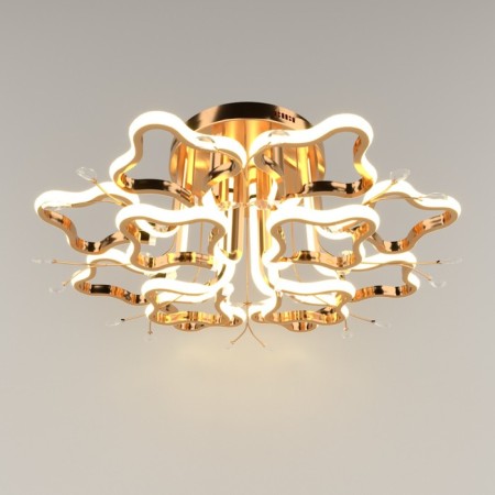 Chandelier 1685/12 LED 192W 3000-6000k gold 75x75x26 cm Bayerlux-1