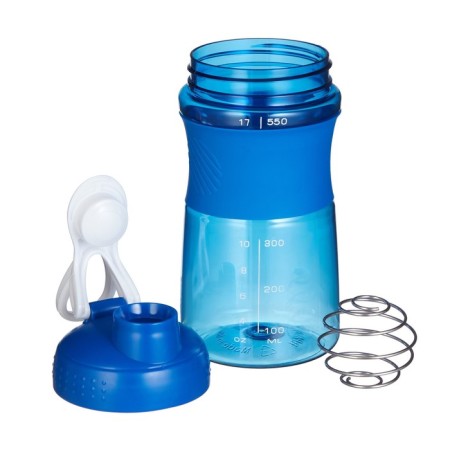 Shaker, 550 ml, series: Work, "Master K", 19.5 x 7.8 cm, blue-1