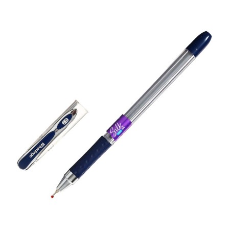 Ballic handle Silk Touch 2000, node 0.7 mm, blue ink, needle rod, flu-5