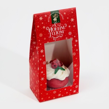 Folding box "Retro Post", 9 x 19 x 6 cm, new year-2