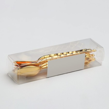 A set of teaspoons “Key”, length 10 cm, 6 pcs, gold color-4