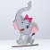 Stand for hairpins and bows "Elephant, 30 x 21 cm