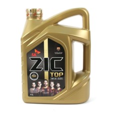 Масло моторное ZIC TOP 5W-40, API SP ACEA A3/B4, синтетическое, 4 л