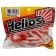 Vibro -high -high Helios Slash Red & White, 6.7 cm, 10 pcs. (HS-19-003)