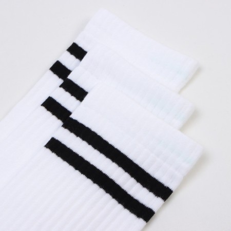 Set of men's socks (3 pairs), white color/stripes, size29-31-2