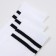 Set of men's socks (3 pairs), white color/stripes, size29-31