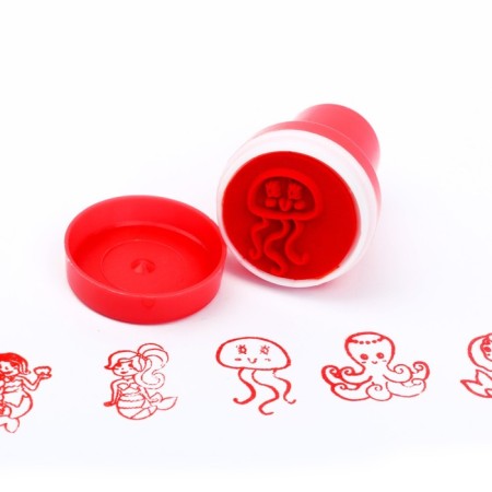 Printing color "sea inhabitants" set of 6 pcs.-2