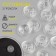 A set of buttons, 2 punctures, d = 11 mm, 25 pcs, the color is transparent
