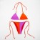 Swimsuit female separate minaku color orange/lilac, size 46
