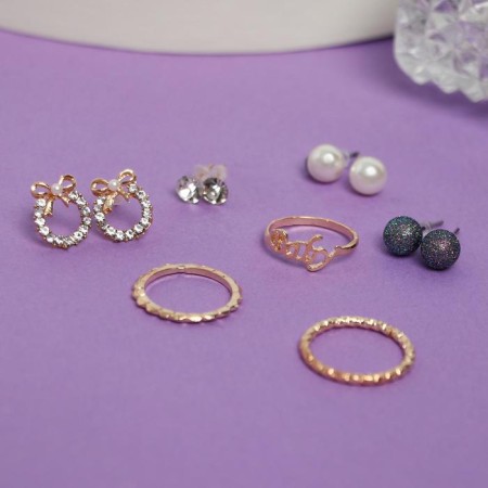 Pusets with rings "mood" shine, colored-3