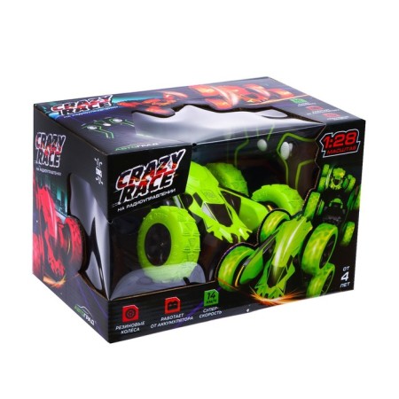 Radio-controlled car-controlled “Tricky” car, works on the battery, the color is green-5