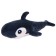 Soft toy "Shark", dark gray color, 120 cm
