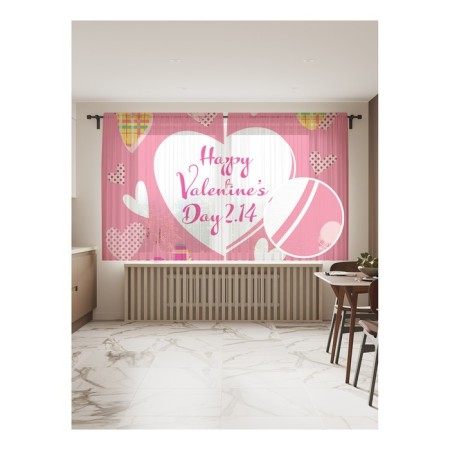 Photo "stylish hearts", size 145x180 cm, 2 pcs