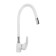 Kitchen mixer Zein Z5973, flexible silicone spout, 40 mm cartridge, brass, white