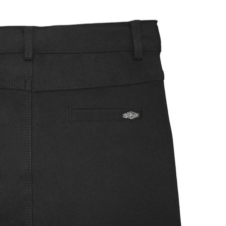 Pants for girls, height 176 cm, black color-3