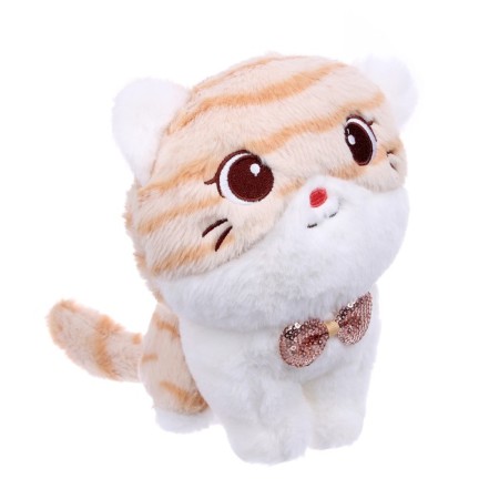 Soft toy "striped cat", color mix-3