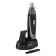 Trimmer Centek CT-2177, for ears/beards, 2 nozzles, 1haa, black chrome
