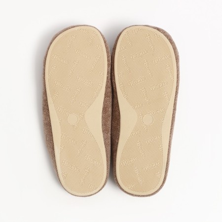 Male slippers, beige color, size 44-2