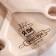 Table - a tray with a menage and folding legs "I eat, then I exist" d = 30x2.8 cm, birch