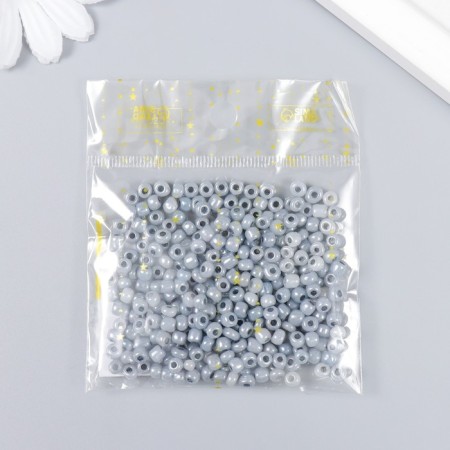 Glass glass 6/0 "Color middle. Gray" 30 g-3