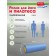 Roller for yoga and Pilates Bradex SF 0818, 15x45 cm, blue