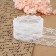 Capricon lace, 35 mm × 10 ± 1 m, white color