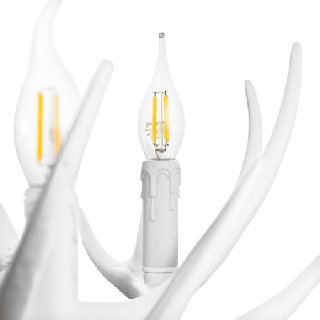 Caust "Horn" 4he14 40w is white 65x65x40-130 cm Bayerlux-7