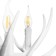 Caust "Horn" 4he14 40w is white 65x65x40-130 cm Bayerlux